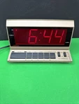 Sunbeam Electric Digital Led Dual Alarm Clock With Snooze #C38. Tested & Working. Fixed Price $15.00.