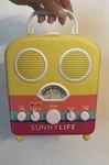 Sunnylife Beach Sounds Portable Radio Speaker MP3 Ipod Aux Cord Yellow. Fixed Price $5.99.