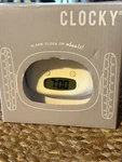Nanda Home Clocky Runaway Alarm On Wheels White Digital Quartz Plastic. Fixed Price $25.00.