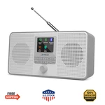 Lemega IR4S Stereo Wifi Internet Radio, Fm, Spotify, Bluetooth, Dual Alarm, Gray. Fixed Price $133.69.