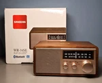 Sangean WR-16SE Fm/am/aux-in/bluetooth Wooden Cabinet Receiver New Open Box. Fixed Price $140.71.