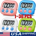 Large Lcd Digital Kitchen Cooking Timer Count Down Up Clock Loud Alarm Magnetic. Fixed Price $50.37.