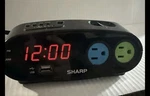 Sharp Digital Alarm Clock SPC137 Usb Charge Port 2 Ac Outlets Red Led Display. Fixed Price $14.00.