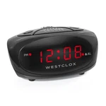 Westclox Super-loud Led Electric Alarm Clock With 0.6" Standard, Black. Fixed Price $20.98.