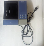 Rare Vintage Radio Alarm Gpx D540BI (see Video!) Blue Big Snooze Button Works. Fixed Price $49.95.
