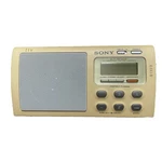Sony Portable 4-BAND Tv Weather Fm Am Clutch Radio ICF-M410V Tested Works. Fixed Price $35.00.