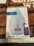 Sparoom Scentifier Essential Oil Diffuser White W/ Rotating Color Light Mode. Fixed Price $17.00.