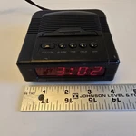 Vintage Cosmo E539 Am Fm Digital Alarm Clock Radio Red Led Black Retro 1994. Fixed Price $14.99.