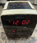 Vintage 1980S Magnavox D3110/37S Am/fm Dual Alarm Clock Radio Working/tested. Fixed Price $22.99.