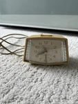 Vintage General Electric Lighted Dial Alarm Clock Mid Century Model 7392-4. Fixed Price $13.96.