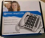 Multifunction Telephone Large Button Tone & Volume Control Geemarc AMPLICL100. Fixed Price $19.50.
