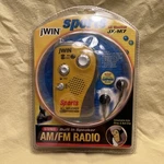 Vintage Jwin JXM7 All Weather Sports Am/fm Stereo Pocket Radio New Sealed!!. Fixed Price $19.99.