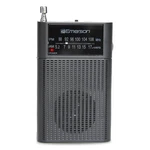 Emerson Portable Amfm Radio With Speaker, Headphone And Volume Control. Fixed Price $23.99.