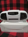 Suntone ELEC2600 Am/fm Mini Boom Box Radio With Twin Speakers. Fixed Price $10.00.
