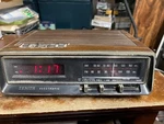 Vintage 1970'S Zenith R450W Radio Alarm Clock Solid State Electronic Red Lcd. Fixed Price $40.00.