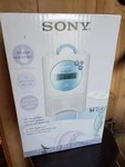 Sony Vintage ICF-CD73V White Shower Player/radio/clock New Open Box. Fixed Price $109.99.