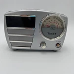 Vtg 1960 Timex Alarm Clock Am/fm Radio Model T247S-TESTED See Notes. Fixed Price $13.95.