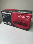 Panasonic RC-X230 Am/fm Black Stereo Clock Radio Works. Fixed Price $48.00.