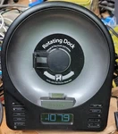 Ihome IA63 Alarm Clock And Motorized Rotating Dock. Tested No Ac Adaptor. Fixed Price $17.99.