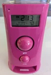 Sangean K-200 Multi-function Upright Am/fm Pink Digital Radio, Alarm Clock. Fixed Price $50.00.