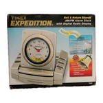 Vtg Timex Expedition Bell Natural Sounds Am/fm Alarm Clock Digital Radio T326H. Fixed Price $27.39.