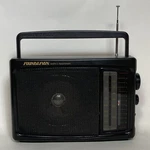 Vtg Soundesign Portable Radio Model 2236BLK Fm Am Band Black Euc. Fixed Price $19.99.