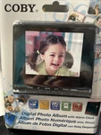 Coby DP356BLK 3.5-INCH Digital Photo Frame With Alarm Clock, Black. Fixed Price $25.00.