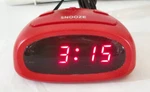 Sharp Great Power Red SPC095 Small Travel Alarm Clock W/ Battery Backup Tested. Fixed Price $9.88.