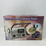 Dynamo Rechargeable Radio Model TF-38 Flashlight Reading Lamp Alarm Clock Nib. Fixed Price $14.95.