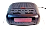 Sunbeam Hospitality Fm Black Alarm Clock Radio Model #89014 Tested Works. Fixed Price $10.59.