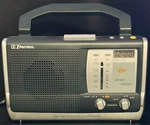 Vintage Emerson RP6251 Am Fm Weather Band Radio Digital Clock Portable Works. Fixed Price $12.99.