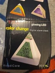 Led Digital Color Changing Alarm Clock New & Unused Open Box Batteries Inc.. Fixed Price $10.00.
