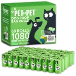Pet 1080 Counts Green Poop Bags For Dogs, 38% Plant Based. Fixed Price $23.99.