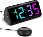 Loud Alarm For Heavy Sleepers, Plug-in Rgb Vibrating Clocks With Bed. Fixed Price $27.01.