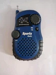 Vintage Durabrand Am/fm Blue Sports Radio Battery Powered PR-35M Tested. Fixed Price $7.99.