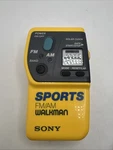 Sony Vintage Sports Fm/am Walkman SRF-9 Receiver, Solar Clock. Fixed Price $18.00.
