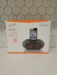 Ilive Clock Radio Ipod And Iphone ICP131P. Fixed Price $21.95.