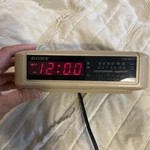 Vintage Sony ICF-C240 Dream Machine Am/fm Digital Clock Radio Beige Tested Alarm. Fixed Price $22.95.