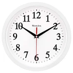 Westclox 9.75" Basic White Wall Clock Easy-to-read Dial. Fixed Price $14.99.