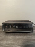 Vintage 1984 7-4305F Flip Clock Radio Alarm Woodgrain Tested Working. Fixed Price $99.99.