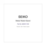 Seiko M0XS111N9 Metal Watch Band 12MM For SNE506P9 SRN066P9 SSC377P9 Genuine Jap. Fixed Price $185.65.