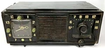 Mid Century Modern Am Clock Radio Philco Transitone 701X Black & Green 1950S. Fixed Price $83.99.