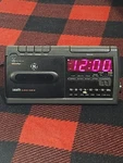 Ge 7-4936A Cassette Clock Radio Digital Am/fm Alarm Snooze Black Tested Works. Fixed Price $25.00.