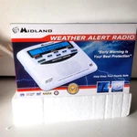 Weather Alert Radio Midland WR-120EZ With Power Adapter W/ Alarm Clock. Fixed Price $11.40.