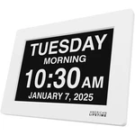 Dementia Clock: Large Digital Display, Custom Alarms, Calendar & Date For Sen.... Fixed Price $76.26.