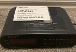 Sony Dream Machine ICF-C242 Dual Alarm Digital Am/fm Clock Radio Black. Fixed Price $20.00.