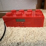 Lego LG11002 Red Brick Design Portable Boombox Stereo With Headphone Jack. Fixed Price $349.00.