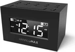 HX-111CR Clock Radio, Pll Am/fm Dual Alarm, White Led Display, Auto. Fixed Price $19.06.