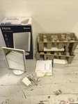 Ihome Reflect Vanity Mirror Bluetooth Speaker White (ICVBT2) Tested. Fixed Price $49.99.