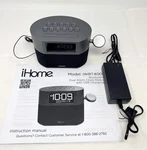 Ihome IWBT4000 Bluetooth Fm Alarm Clock Radio Apple Watch Charging Pad Usb. Fixed Price $24.95.